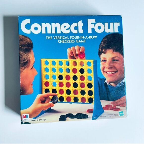 Connect Four Milton Bradley VINTAGE BOARD GAME